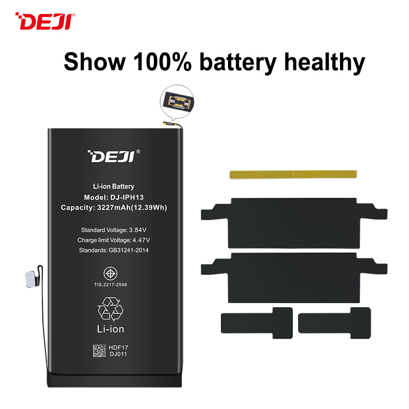 DEJI iPhone 13 Battery Shows 100% Health and Fully Compatible with the Phone